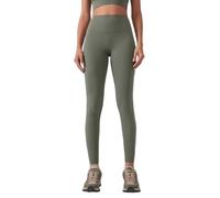 Kreeqe Pantalon de yoga ultra doux taille haute pour femme sans couture extensible dans les 4 sens, Vert sauge, 36