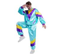 Kreeqe Striking Costume d'Halloween de dernière minute pour homme - Tenue de costumade facile pour adulte, fête hip-hop, performance sur scène, jeu de rôle (FF520, taille M)