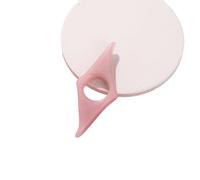 Kreeqe Support de livre en résine époxy transparente de qualité supérieure - Accessoires de lecture - Porte-livre - Presse-papier - Cadeau (rose, M)