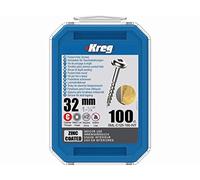 Vis zinc KREG 32 mm avec filetage grossier - Boite de 250 vis - SML-C125-250-INT G
