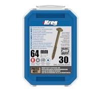 Vis à trous de poche HD 64 mm Protec-Kote™ Maxi-Loc, Filetage épai, 30- KREG - SML-C2X250-30-INT