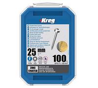 Kreg - 500 vis galvanisés - 6 x 25 mm - filetage fin - Maxi-Loc carré