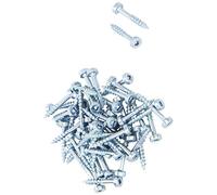 Kreg 549464 Lot de 500 Vis en Zinc à tête cylindrique pour trous dissimulés n° 7 x 1"