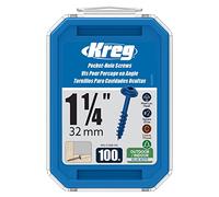 Kreg Blue-Kote WR SML-C125B-100 Lot de 100 vis de poche 3,8 cm