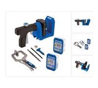 Kreg Pocket-Hole Jig 520PRO - Le gabarit de perçage le plus polyvalent pour des trous de poche précis, avec revêtement antidérapant et poignée pivotante à 360