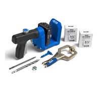 Kreg KPHJ520PRO Gabarit de trou de poche - Gabarit de poche en Kreg durable - Fixation et réglage faciles - Comprend une poignée rotative à 360 degrés - avec vis de poche - Pour matériaux de 1,27 cm à