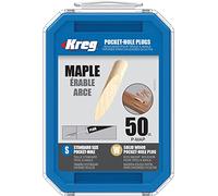 Kreg Tool P-MAP Kreg Pocket Hole Plugs-50PK MAPLE WOODEN PLUGS
