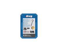 Kreg® Zinc Pocket-hole Vis - 25 mm/2,5 cm, 7 Coarse-thread, tête bombée, 500-count