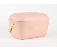 Kreher® Glacière Passive Glacière de poche Polaire en design rétro vintage en plastique avec isolation thermique en polystyrène (Airpop) (Coral Pop, 12 L)