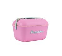 Kreher Glacière passive - Polar - Design rétro vintage - En plastique - Avec isolation thermique en polystyrène (Airpop) - Rose (rose bonbon - 20 l)