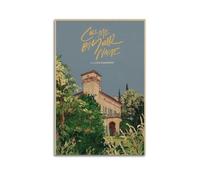 Krem Poster « Call Me by Your Name » - Art mural sur toile - Cadeau pour chambre à coucher, salon - Décoration moderne et esthétique - 50 x 75 cm - Style 1