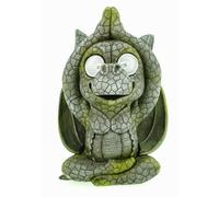 Kremers Schatzkiste Dragon de Jardin avec LED solaires - 19 cm - Figurine de Dragon - Sculpture Solaire