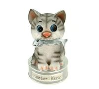 Kremers Schatzkiste Tirelire en polyrésine - pour Les visites vétérinaires ou Le Nouveau Chat - 17 cm