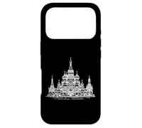 Kremlin Art Linéaire Monument Moscou Coque pour iPhone 17 Pro