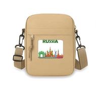 Kremlin Sculpture Russie Graffiti Sac à bandoulière pour téléphone portable Sac à main Mini sac à main