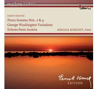 Krenek, E. - 2-Sonate pour Piano N°4 [Import]