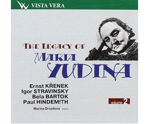 Krenek, Stravinsky, Bartok, Hindemith : The Legacy of Maria Yudina, Vol 2