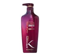 KREOGEN Shampooing à la Kératine 800ml - Soin Réparateur et Revitalisant - Huiles d’Argan & Vitamine E - Pour Cheveux Normaux à Secs - Douceur, Brillance et Protection Quotidienne