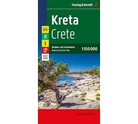 Kreta, Straßen- und Freizeitkarte 1:150.000, freytag & berndt: Mit Infos und Top Tips
