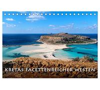 Kretas facettenreicher Westen (Tischkalender 2026 DIN A5 quer), CALVENDO Monatskalender: Kreta ist zu jeder Jahreszeit eine Reise wert.