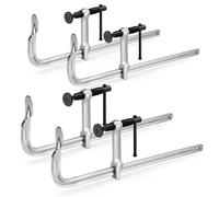 KRETLAW Kit de 4 serre-joints, 300mm (12") serre-joints en acier forgé léger à usage modéré (204 kg) pour soudure et travail du bois
