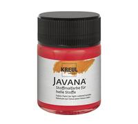 KREUL - 1 x Peinture textile JAVANA "Sunny", rouge clair,50ml
