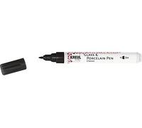 C. Kreul Stylo pour verre et porcelaine Classic 16412 – pointe fine indéformable noir 1–2 mm