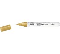 KREUL Hobby Line 16424 - Porcelaine à bille métallique Contour, 1-2 mm, Doré