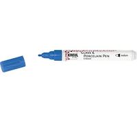 Kreul 16466 Stylo à bille en porcelaine brillant à base d'eau avec pointe indéformable, épaisseur de trait env. 2 à 4 mm, couleur brillante et résistante à la lumière, bleu lapis.
