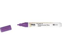 KREUL Hobby Line 16506 Porcelaine avec paillettes en verre Pen 1-3 mm - Violet