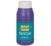Kreul 17011 - Solo Goya Triton Peinture Acrylique Violet, Flacon de 750 ML, séchage Rapide et Mat, Peinture à Base d'eau, qualité Studio, Bon Pouvoir Couvrant et Bon rendement