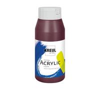 KREUL 17021 - Solo Goya Triton Peinture Acrylique Bordeaux, Flacon de 750 ML, séchage Rapide et Mat, Peinture à Base d'eau, qualité Studio, Bon Pouvoir Couvrant et Bon rendement