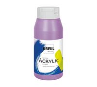 Kreul 17043 - Solo Goya Triton peinture acrylique lilas, flacon de 750 ml, séchage rapide et mat, peinture à base d'eau, qualité studio, bon pouvoir couvrant et bon rendement