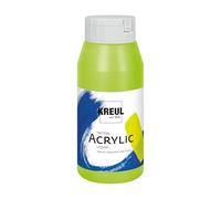Kreul 17064 - Solo Goya Triton peinture acrylique vert fluorescent, flacon de 750 ml, séchage rapide et mat, peinture à base d'eau, qualité studio, bon pouvoir couvrant et bon rendement