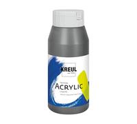 KREUL 17086-Triton Acrylic Liquid Graphite 750 ml, Peinture Acrylique de qualité supérieure pour études avec caractère légèrement Fluide, séchage Mat Profond