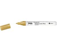 Kreul 17701 - Triton Acrylic Marker medium, jaune véritable clair, épaisseur de point 1 à 3 mm, pour lignes et écritures, séchage satiné, résistant aux intempéries sur supports absorbants