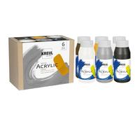 Kreul Triton Ensemble de peintures acryliques Base & Neutral Colors 6 x 750 ml
