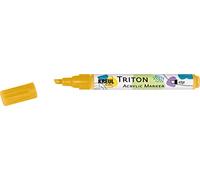 Kreul 17830 - Triton Acrylic Marker edge, or, pointe biseautée, épaisseur de trait env. 1 à 4 mm, à base d'eau, marqueur acrylique pour décorer le papier, le bois, la pierre et bien plus encore