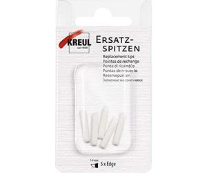 KREUL 17984 - Pointes de rechange Edge, 5 pièces, épaisseur de trait 1 à 4 mm, pour KREUL Triton Acrylic Marker edge, Solo Goya Masking Marker medium, Glass & PorcelainPen Classic calligraphy