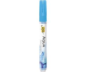 Kreul 18105 - Solo Goya Aqua Paint Marker Cyan, Crayon d'artiste avec Pointe Pinceau élastique et système de bâtonnets en Fibres, Peinture Soluble dans l'eau, pour Esquisser et colorier