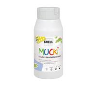 KREUL 24392 - MUCKI Colle pour serviettes enfants 750 ml - Colle spéciale enfants lavable pour la technique des serviettes avec des propriétés sensitives