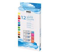 Kreul 26050 - Couleurs aquarelles El Greco, kit de Base pour l'école, l'art et Les études, 12 x 12 ML