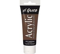 KREUL 28323 EL Greco Tube de peinture acrylique pigmentée Marron vandyck 75 ml - Version Allemande