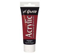 Kreul 28328 - El Greco Acrylic, tube de 75 ml en laque de crêpe, peinture acrylique brillante hautement pigmentée, qualité d'étude, peut être peinte avec du beurre, pour une peinture pâteuse