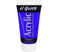 Kreul 28529 - El Greco Acrylic, Tube de 150 ML en Violet Brillant, Peinture Acrylique Brillante hautement pigmentée de qualité étude, Peut être Peinte avec du Beurre, pour Une Peinture sans pâte