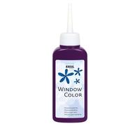 KREUL 42718 - Window Color violet 80 ml, peinture pour fenêtres à base d'eau, avec surface structurée, pour verre, miroirs, carrelages et autres surfaces lisses