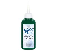 KREUL 42719 - Window Color vert mousse 80 ml, peinture pour vitres à base d'eau, avec surface structurée, pour verre, miroir, carrelage et autres surfaces lisses