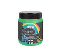 KREUL 43104 - Streety peinture de rue vert gazon 200 ml, craie liquide lavable pour peindre au pinceau ou au rouleau, craie de rue liquide, lavable