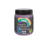 KREUL 43106 - Streety peinture de rue en violet ballon 200 ml, craie liquide lavable pour peindre au pinceau ou au rouleau, craie de rue liquide, lavable