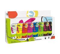 KREUL 43360 - Kids Art Peinture d'artiste, 8 Couleurs de Bricolage en Tubes de 20 ML chacun, Vegan, séchage Rapide, pour Enfants à partir de 6 Ans